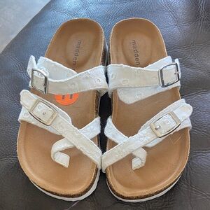 Kids White Sandals